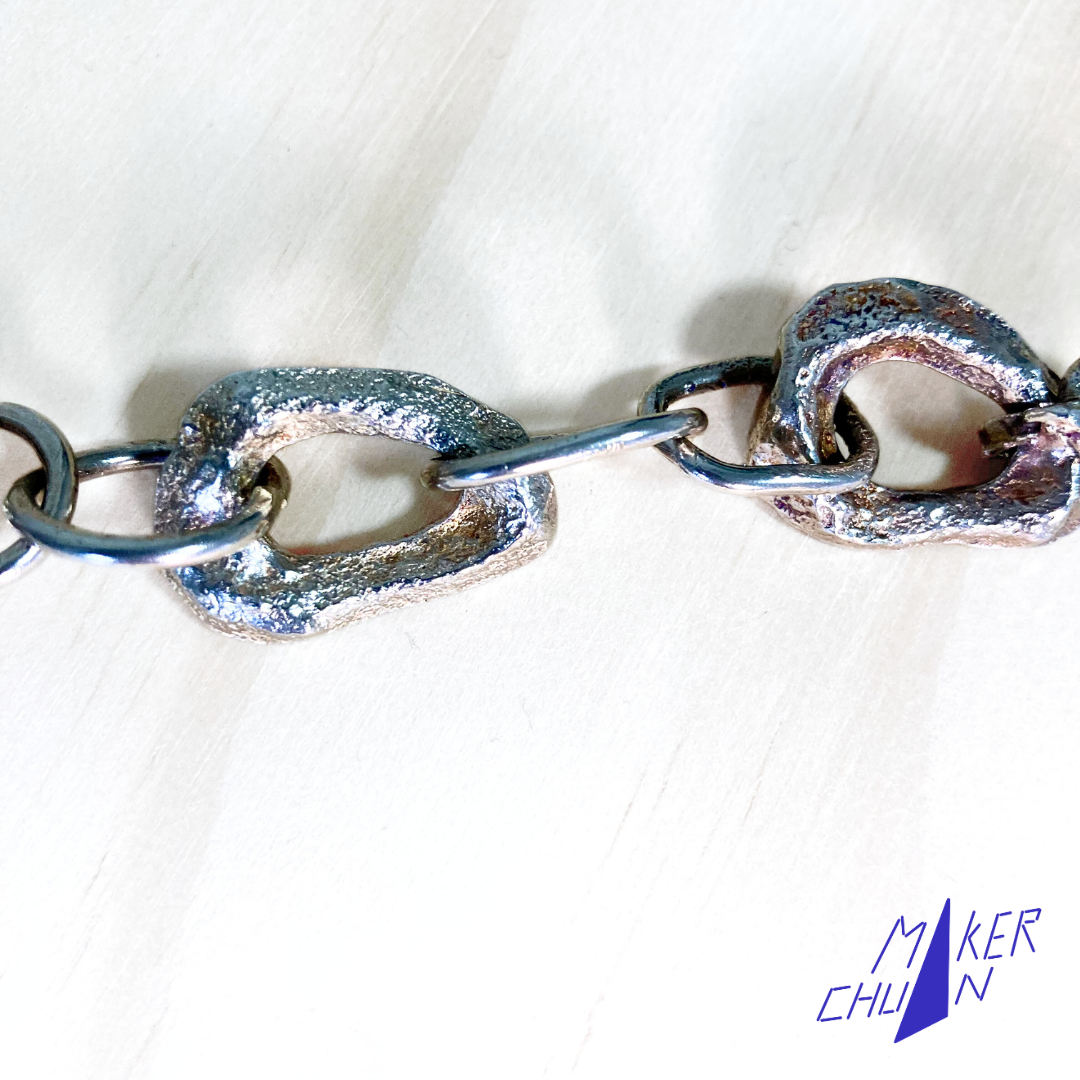 Maker Chuan's 'Ash' Sterling Silver Bracelet