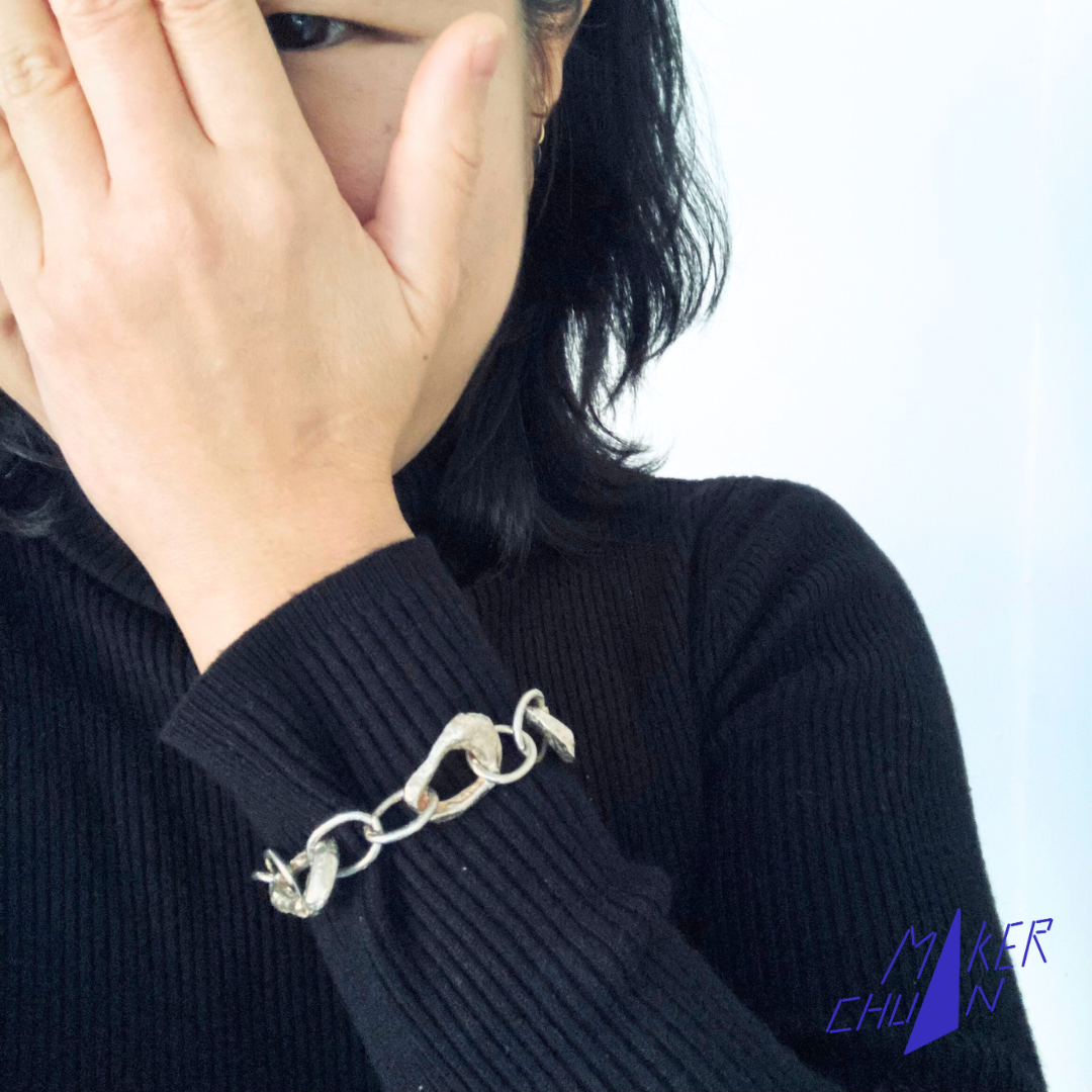 Maker Chuan's 'Ash' Sterling Silver Bracelet