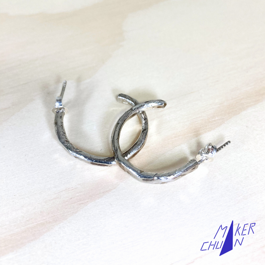 Maker Chuan's 'Hilda' Sterling Silver Earrings