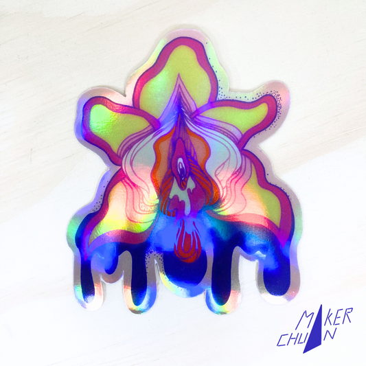 Maker Chuan's 'Flower Power' Sticker
